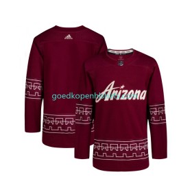 Arizona Coyotes Blank Adidas Alternate 2022-2023 Desert Night Rood Authentic Shirt - Mannen